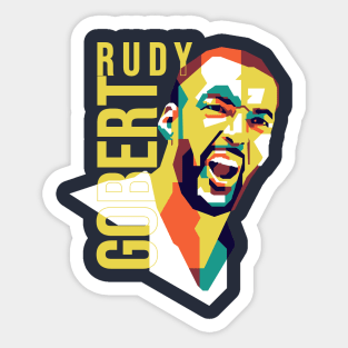 Gobert On WPAP Style Sticker